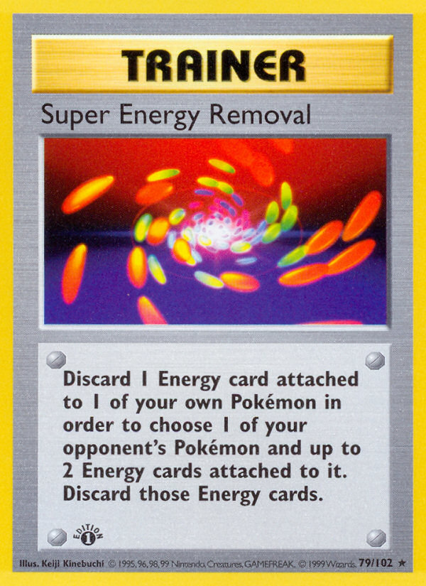 Super Energy Removal (79/102) (Shadowless) [Base Set 1st Edition] | Gear Gaming Bentonville