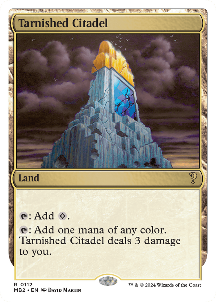 Tarnished Citadel (White Border) [Mystery Booster 2] | Gear Gaming Bentonville