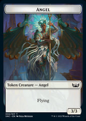 Fish // Angel Double-Sided Token [Streets of New Capenna Tokens] | Gear Gaming Bentonville