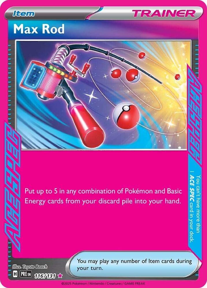 Max Rod (116/131) [Scarlet & Violet: Prismatic Evolutions] | Gear Gaming Bentonville