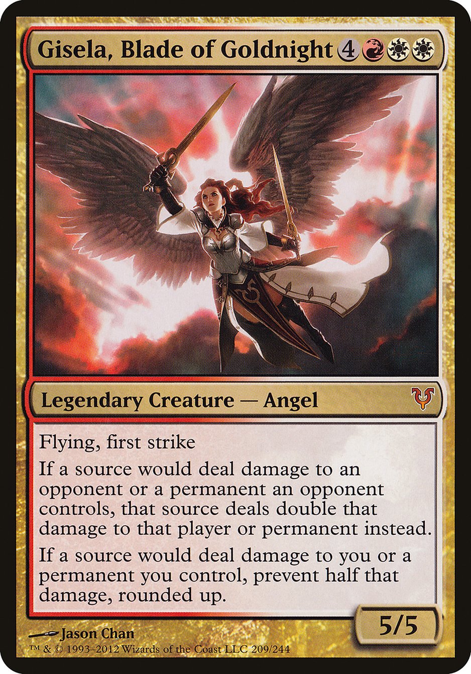 Gisela, Blade of Goldnight (Oversized) [Open the Helvault] | Gear Gaming Bentonville