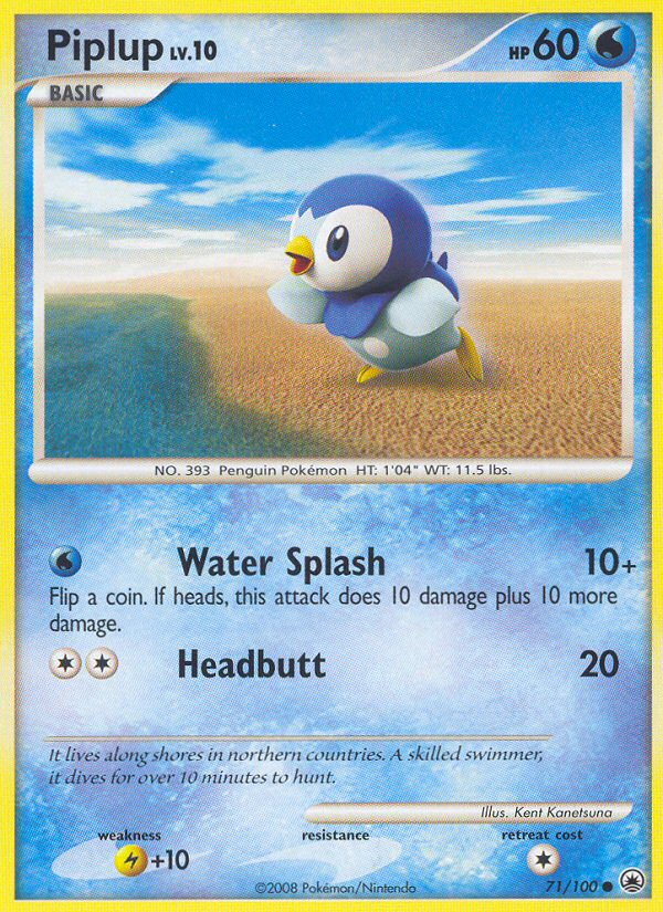Piplup (71/100) [Diamond & Pearl: Majestic Dawn] | Gear Gaming Bentonville