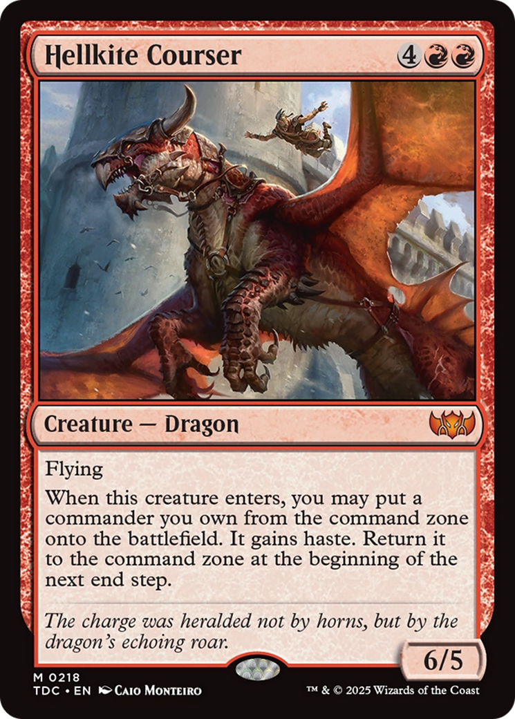 Hellkite Courser [Tarkir: Dragonstorm Commander] | Gear Gaming Bentonville