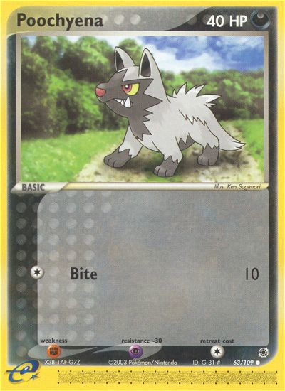 Poochyena (63/109) [EX: Ruby & Sapphire] | Gear Gaming Bentonville