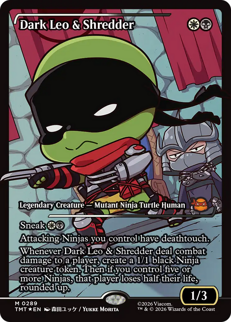 Dark Leo & Shredder (Showcase) [Teenage Mutant Ninja Turtles] | Gear Gaming Bentonville