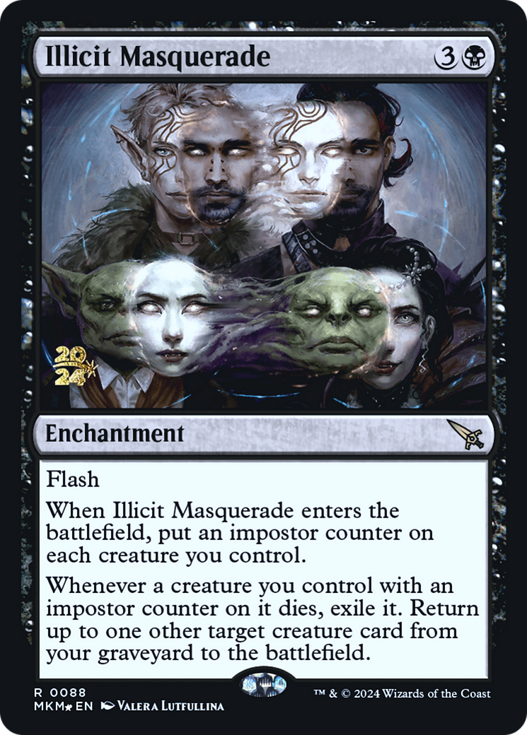 Illicit Masquerade [Murders at Karlov Manor Prerelease Promos] | Gear Gaming Bentonville