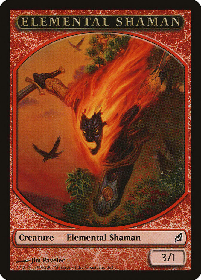 Elemental Shaman Token [Lorwyn Tokens] | Gear Gaming Bentonville