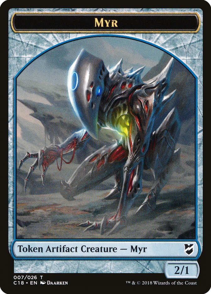 Myr Token (007/026) [Commander 2018 Tokens] | Gear Gaming Bentonville