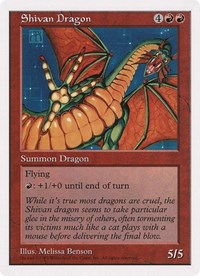 Shivan Dragon (Oversized) [Oversize Cards] | Gear Gaming Bentonville