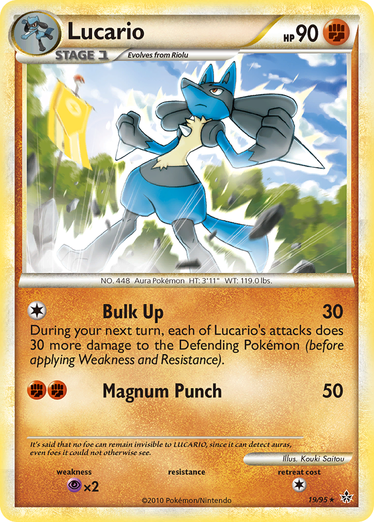 Lucario (19/95) [HeartGold & SoulSilver: Unleashed] | Gear Gaming Bentonville