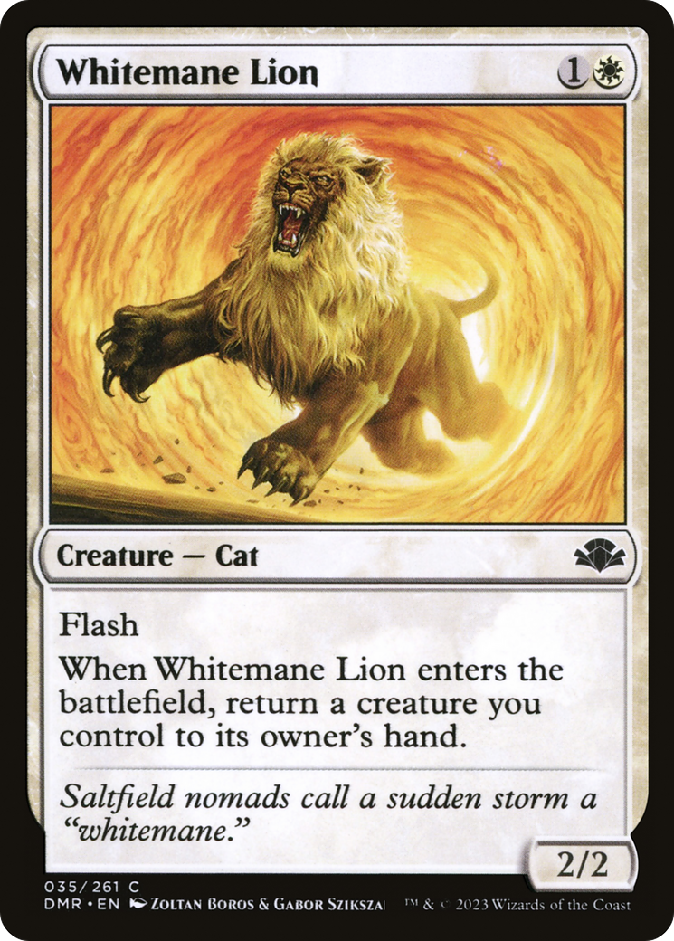 Whitemane Lion [Dominaria Remastered] | Gear Gaming Bentonville