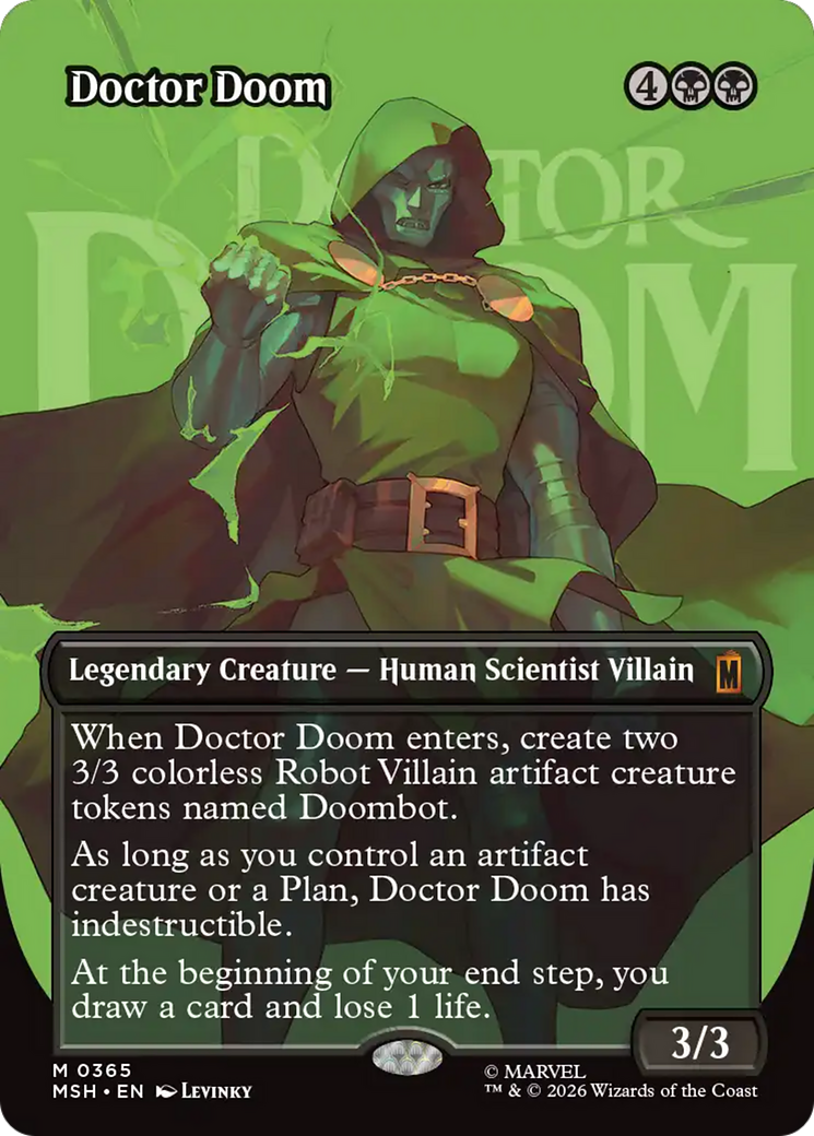 Doctor Doom (Borderless) (365) [Marvel Super Heroes] | Gear Gaming Bentonville