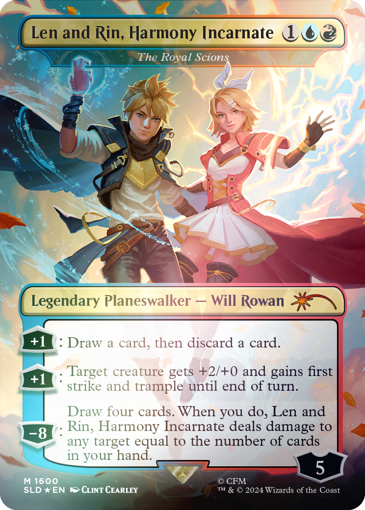 Len and Rin, Harmony Incarnate - The Royal Scions (Rainbow Foil) [Secret Lair Drop Series] | Gear Gaming Bentonville