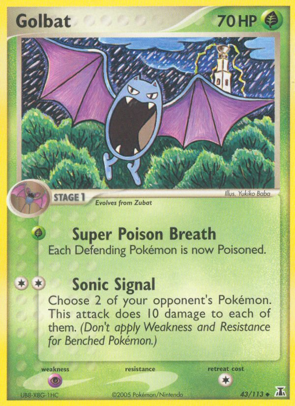 Golbat (43/113) [EX: Delta Species] | Gear Gaming Bentonville