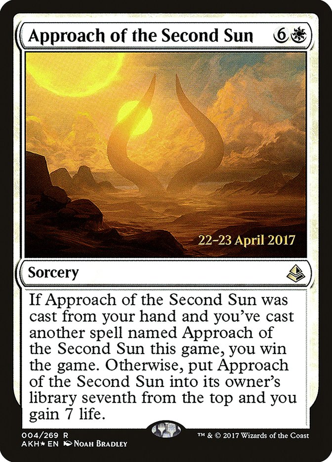 Approach of the Second Sun [Amonkhet Prerelease Promos] | Gear Gaming Bentonville