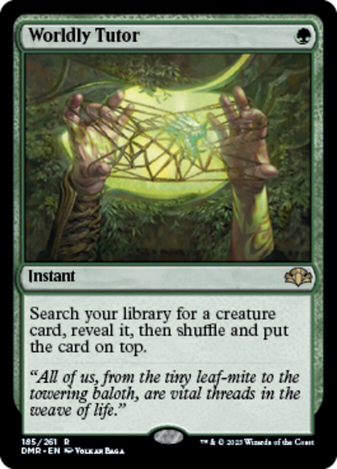 Worldly Tutor [Dominaria Remastered] | Gear Gaming Bentonville