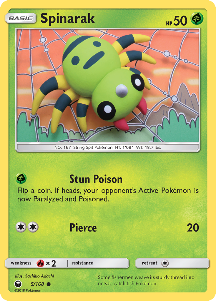 Spinarak (5/168) [Sun & Moon: Celestial Storm] | Gear Gaming Bentonville
