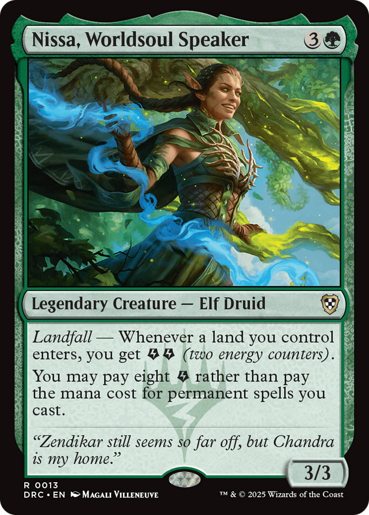 Nissa, Worldsoul Speaker [Aetherdrift Commander] | Gear Gaming Bentonville