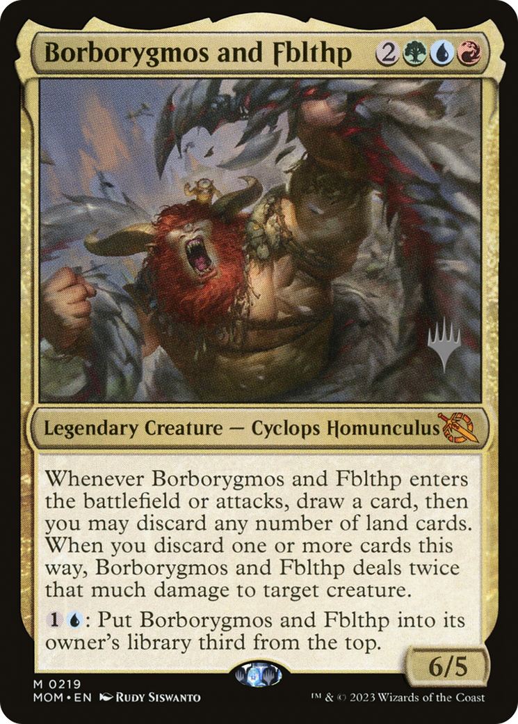 Borborygmos and Fblthp (Promo Pack) [March of the Machine Promos] | Gear Gaming Bentonville