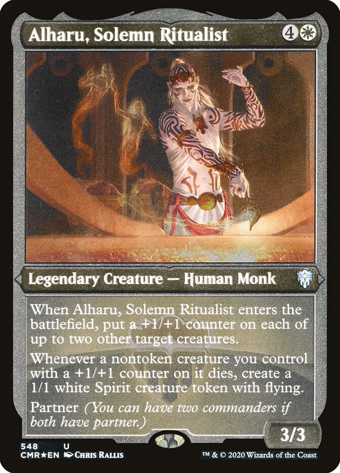 Alharu, Solemn Ritualist (Etched) [Commander Legends] | Gear Gaming Bentonville