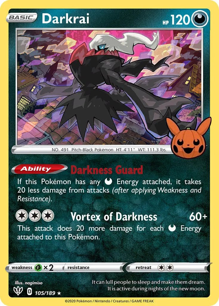 Darkrai (105/189) [Trick or Trade] | Gear Gaming Bentonville