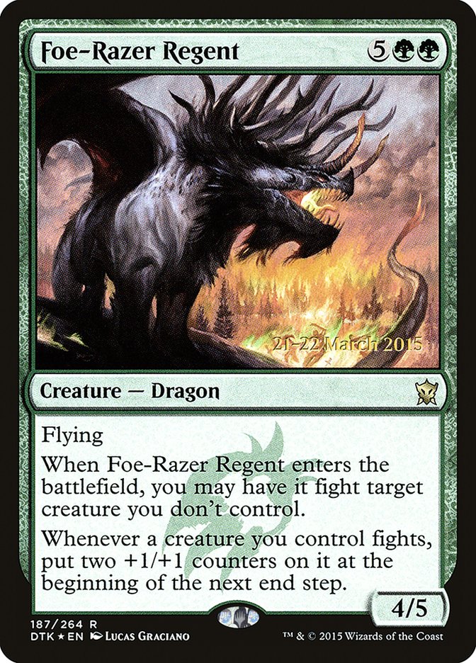 Foe-Razer Regent [Dragons of Tarkir Prerelease Promos] | Gear Gaming Bentonville