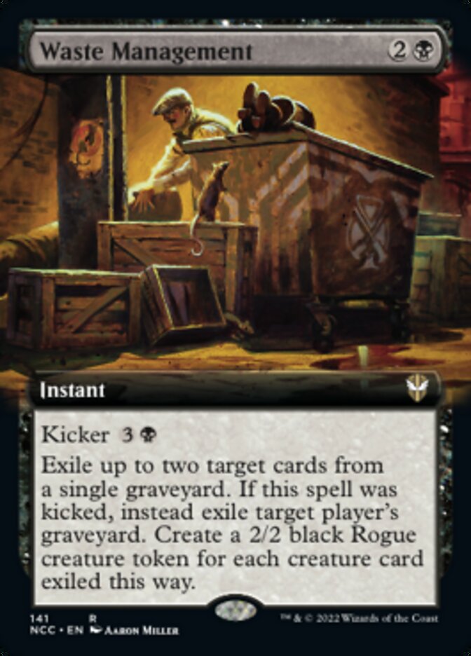 Waste Management (Extended Art) [Streets of New Capenna Commander] | Gear Gaming Bentonville