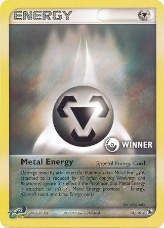 Metal Energy (94/109) (Winner) [EX: Ruby & Sapphire] | Gear Gaming Bentonville