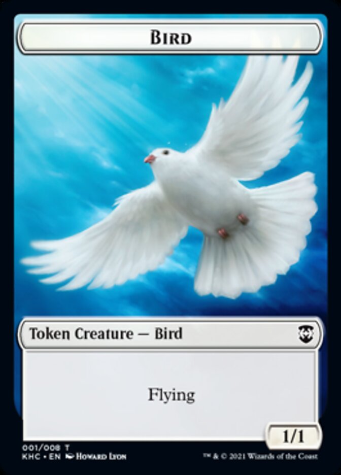Bird Token [Kaldheim Commander Tokens] | Gear Gaming Bentonville
