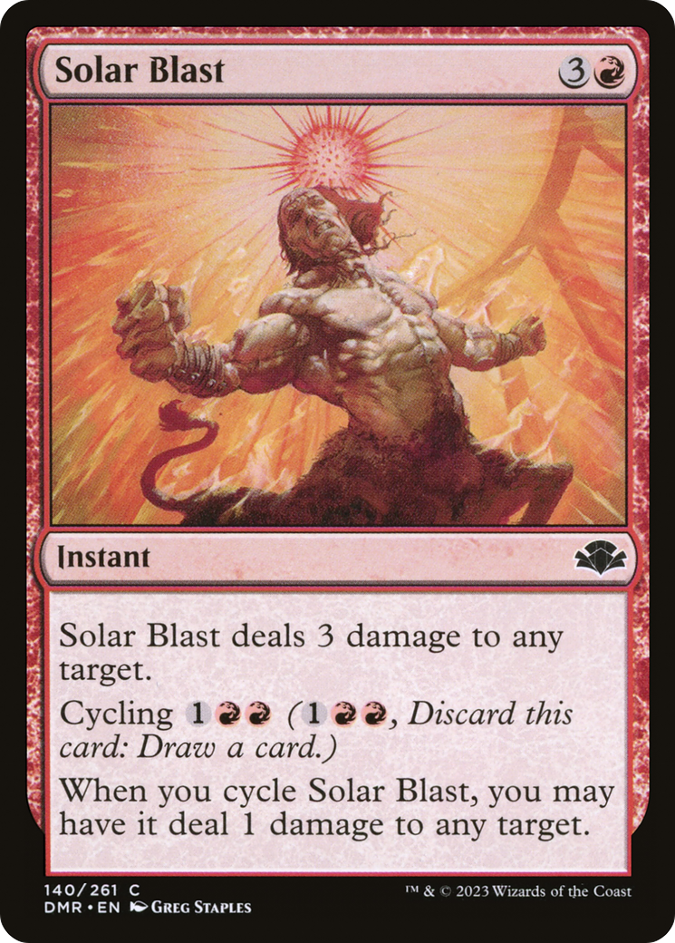 Solar Blast [Dominaria Remastered] | Gear Gaming Bentonville