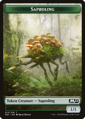 Angel // Saproling Double-Sided Token [Core Set 2021 Tokens] | Gear Gaming Bentonville
