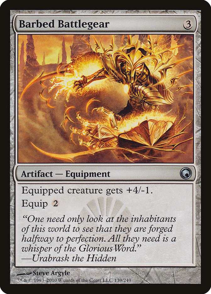 Barbed Battlegear [Scars of Mirrodin] | Gear Gaming Bentonville
