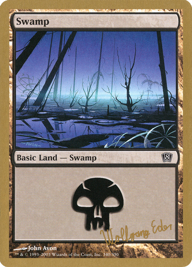 Swamp (we340) (Wolfgang Eder) [World Championship Decks 2003] | Gear Gaming Bentonville