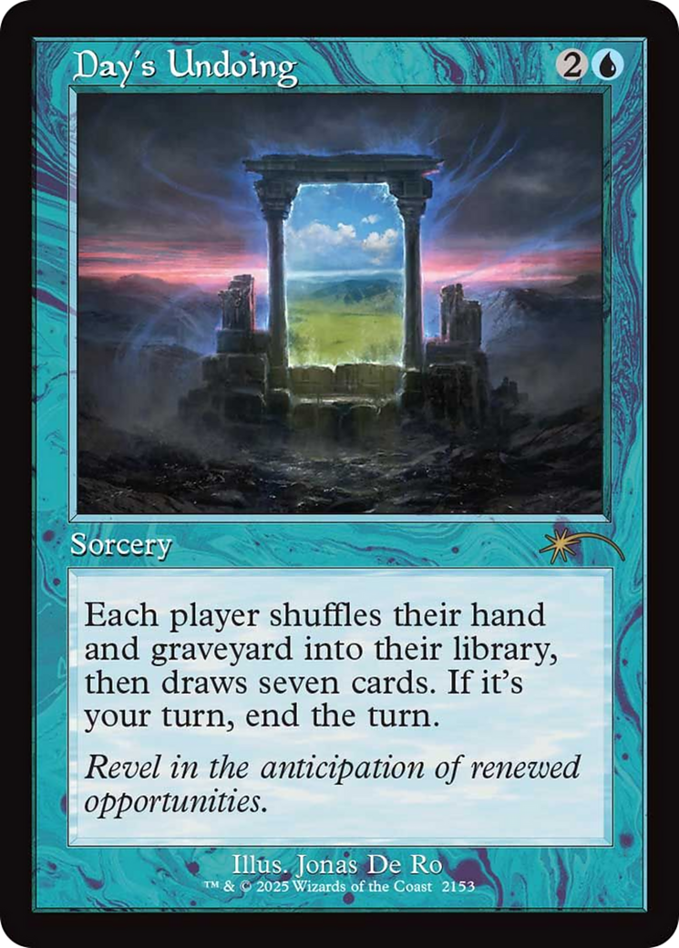 Day's Undoing (Retro Frame) [Secret Lair Drop Series] | Gear Gaming Bentonville