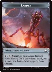 Robot // Lander (0007) Double-Sided Token [Edge of Eternities Tokens] | Gear Gaming Bentonville