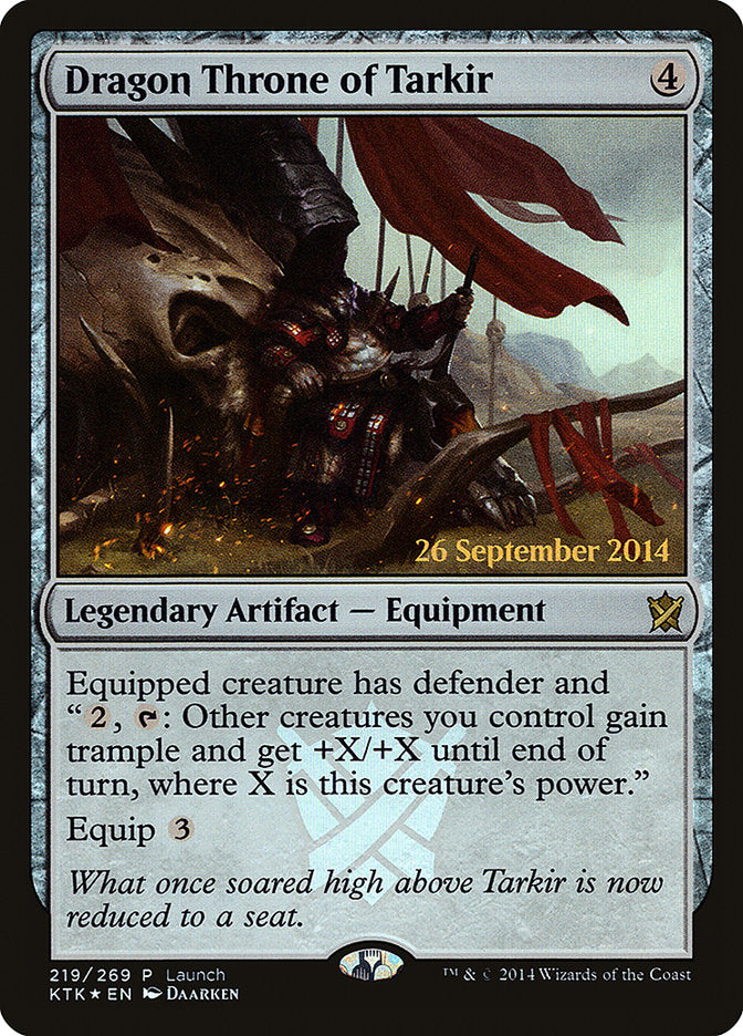 Dragon Throne of Tarkir (Launch) [Khans of Tarkir Prerelease Promos] | Gear Gaming Bentonville