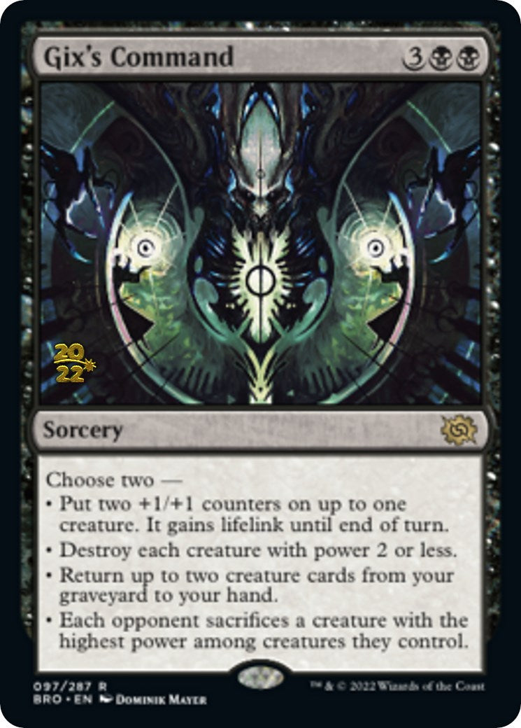 Gix's Command [The Brothers' War Prerelease Promos] | Gear Gaming Bentonville