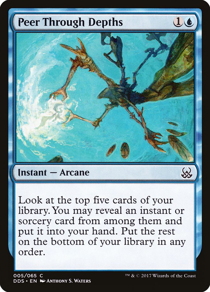 Peer Through Depths [Duel Decks: Mind vs. Might] | Gear Gaming Bentonville