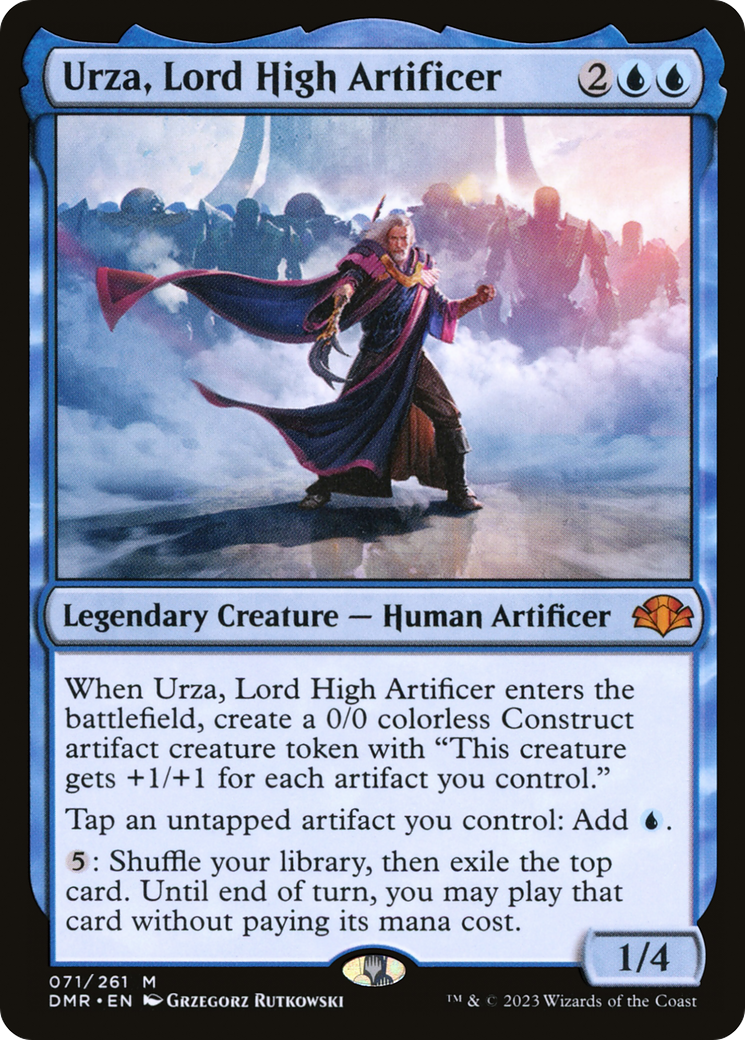 Urza, Lord High Artificer [Dominaria Remastered] | Gear Gaming Bentonville