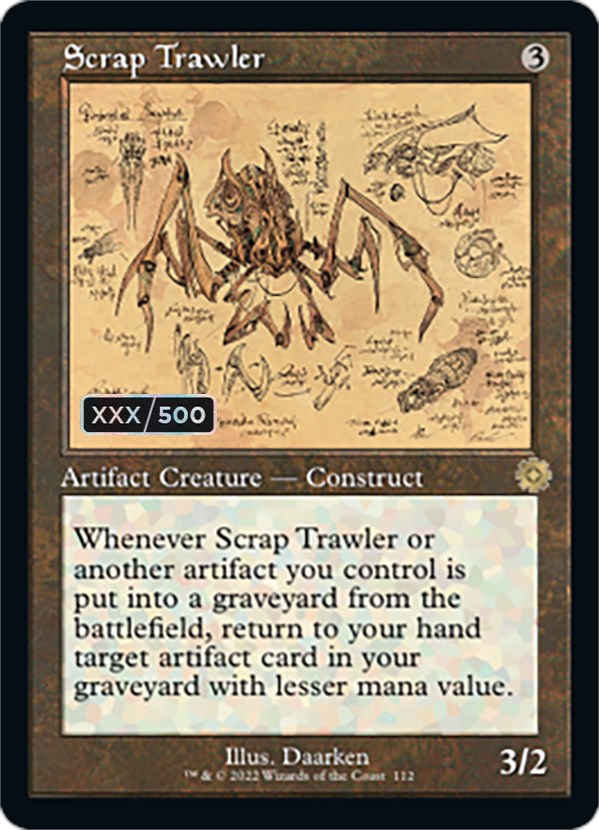 Scrap Trawler (Retro Schematic) (Serialized) [The Brothers' War Retro Artifacts] | Gear Gaming Bentonville
