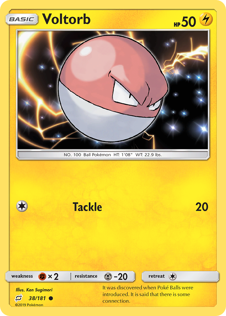 Voltorb (38/181) [Sun & Moon: Team Up] | Gear Gaming Bentonville