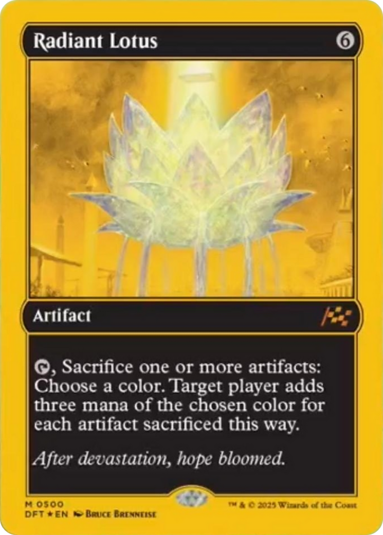 Radiant Lotus (First-Place Foil) [Aetherdrift] | Gear Gaming Bentonville