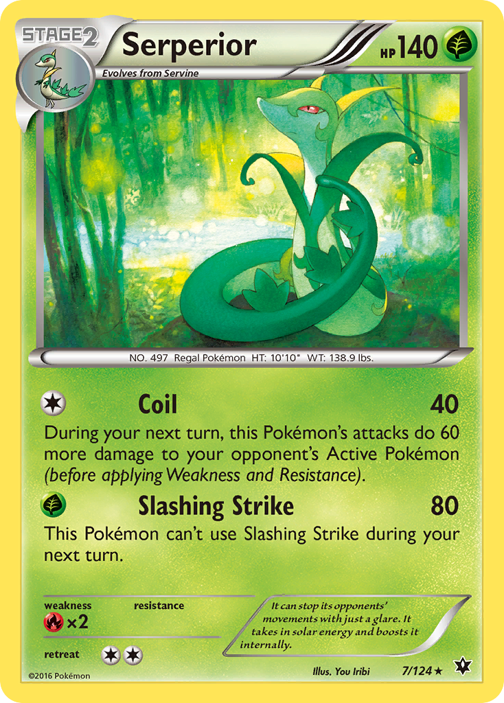 Serperior (7/124) [XY: Fates Collide] | Gear Gaming Bentonville