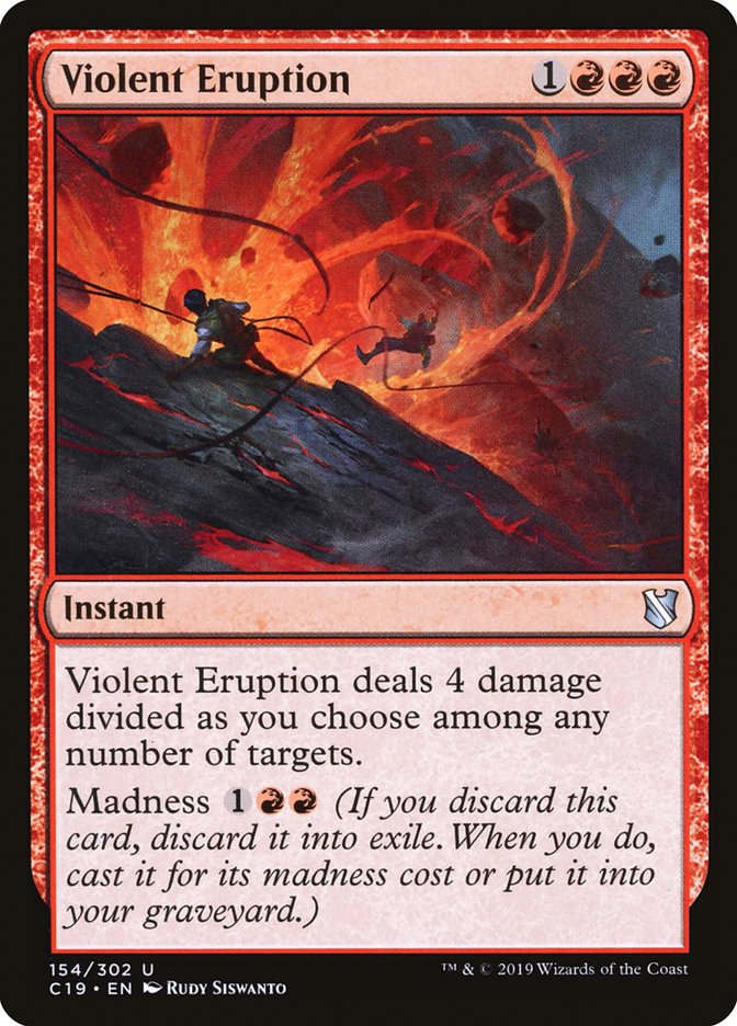 Violent Eruption [Commander 2019] | Gear Gaming Bentonville