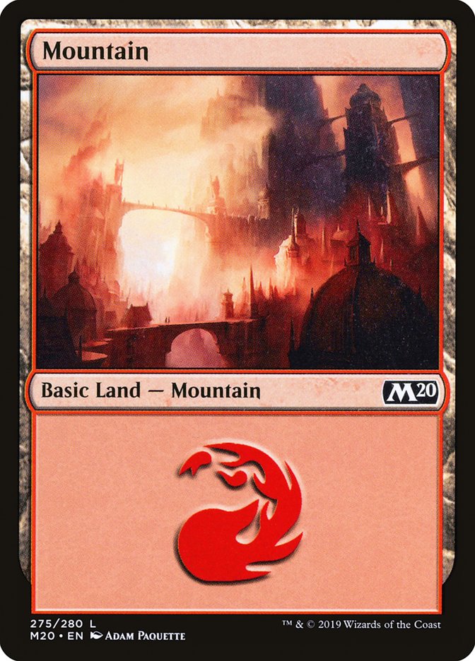 Mountain (275) [Core Set 2020] | Gear Gaming Bentonville