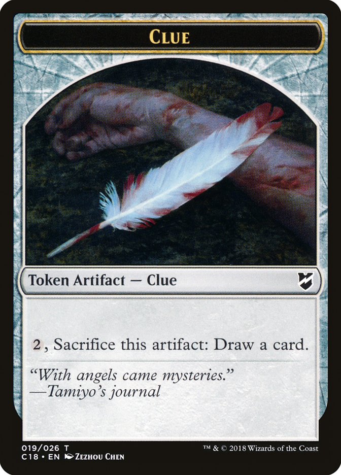 Clue Token [Commander 2018 Tokens] | Gear Gaming Bentonville