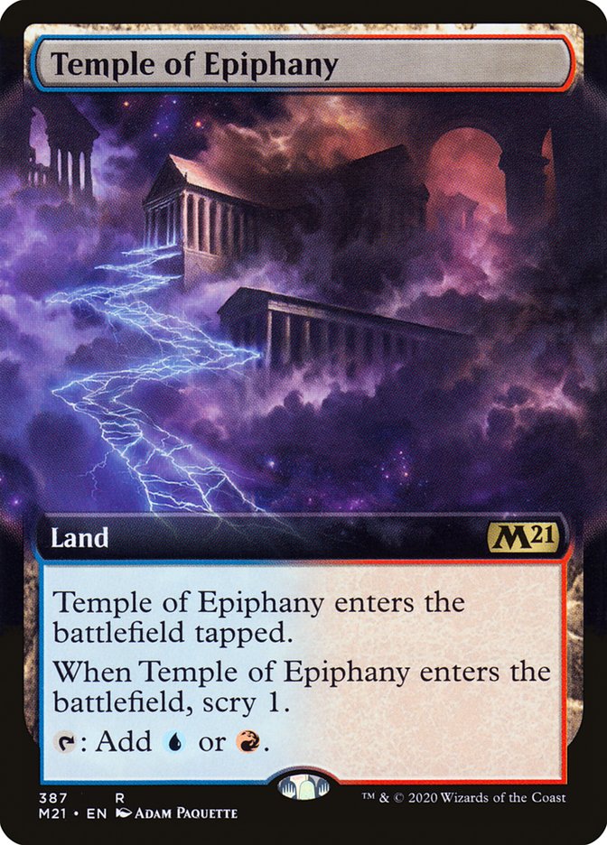 Temple of Epiphany (Extended Art) [Core Set 2021] | Gear Gaming Bentonville