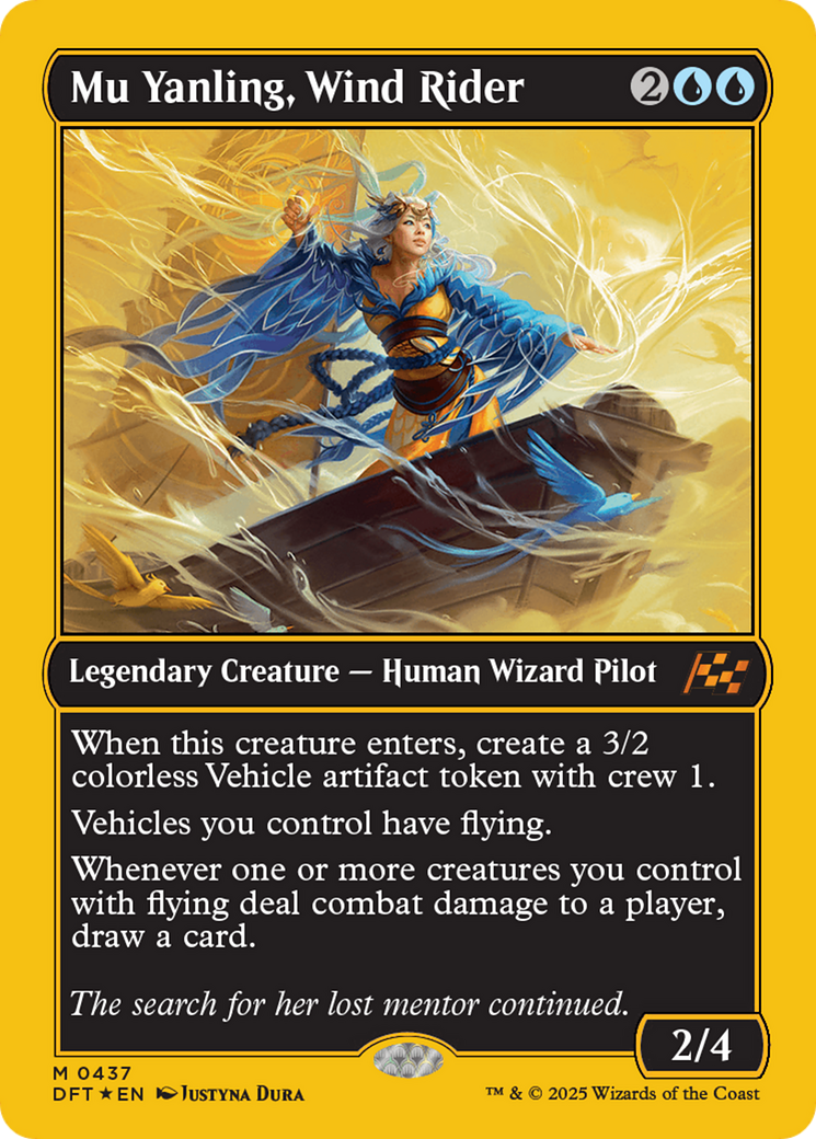 Mu Yanling, Wind Rider (First-Place Foil) [Aetherdrift] | Gear Gaming Bentonville