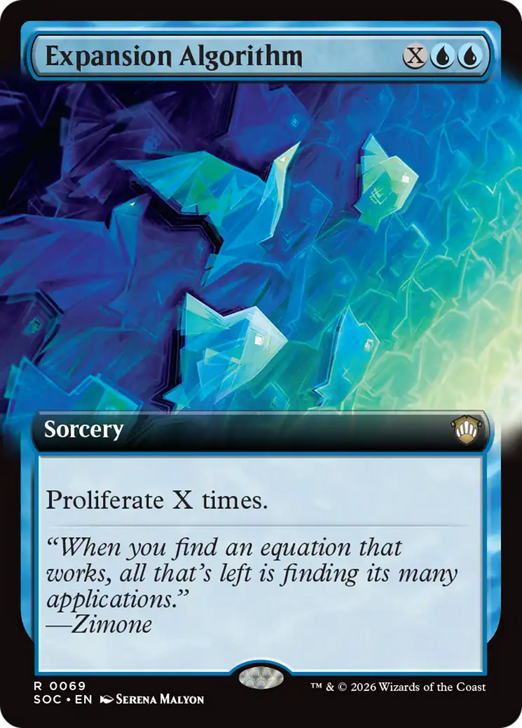 Expansion Algorithm (Extended Art) [Secrets of Strixhaven Commander] | Gear Gaming Bentonville