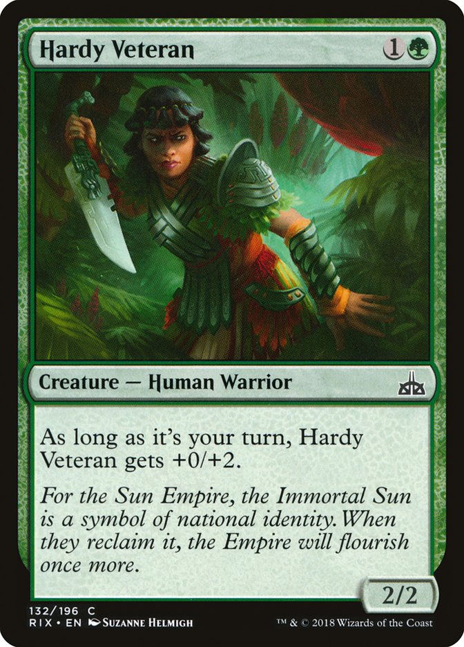 Hardy Veteran [Rivals of Ixalan] | Gear Gaming Bentonville